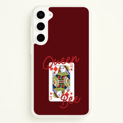 Queen Bee Playing Card  - Clean Girl Aesthetic Phone Case for Galaxy S23 Plus