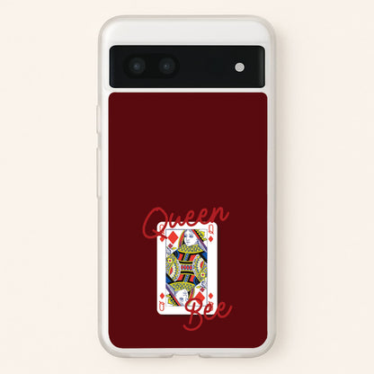 Queen Bee Playing Card  - Clean Girl Aesthetic Phone Case for Google Pixel 7a