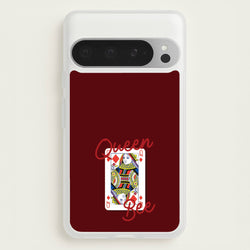 Queen Bee Playing Card  - Clean Girl Aesthetic Phone Case for Google Pixel 9 Pro XL