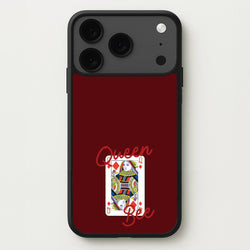 Queen Bee Playing Card Phone Case for iPhone 17 Pro