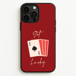 Get Lucky Set Of Cards  - Clean Girl Aesthetic Phone Case for iPhone 13 Pro Max