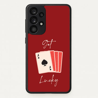 Get Lucky Set Of Cards  - Clean Girl Aesthetic Phone Case for Galaxy A33