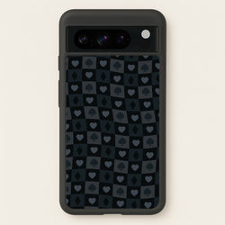 Card Suits Pattern Black  - Clean Girl Aesthetic Phone Case for Google Pixel 8 Pro