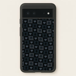 Card Suits Pattern Black  - Clean Girl Aesthetic Phone Case for Google Pixel 6