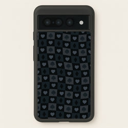 Card Suits Pattern Black  - Clean Girl Aesthetic Phone Case for Google Pixel 7 Pro