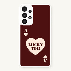 Ace Of Hearts Lucky You  - Clean Girl Aesthetic Phone Case for Galaxy A33