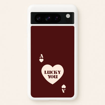 Ace Of Hearts Lucky You  - Clean Girl Aesthetic Phone Case for Google Pixel 8 Pro