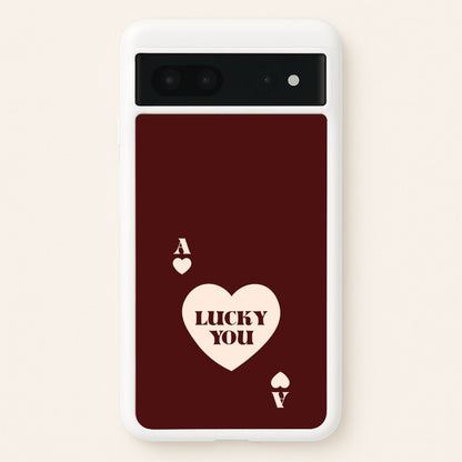 Ace Of Hearts Lucky You  - Clean Girl Aesthetic Phone Case for Google Pixel 7
