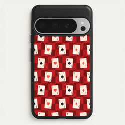 Card Deck Checkered Pattern   - Clean Girl Aesthetic Phone Case for Google Pixel 9 Pro XL