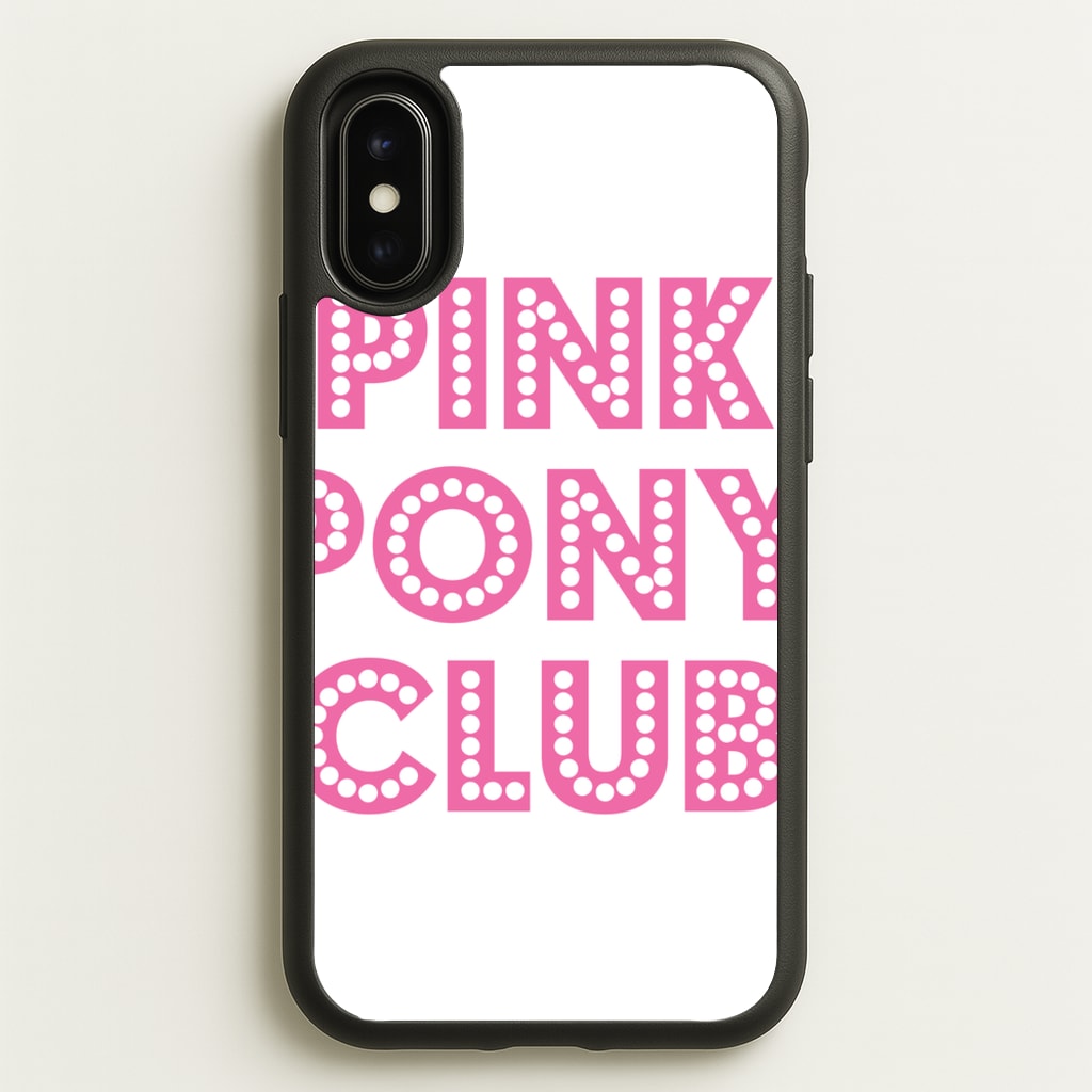 Pink Pony Club - Chappell  - Chappell Roan Phone Case for iPhone X / XS