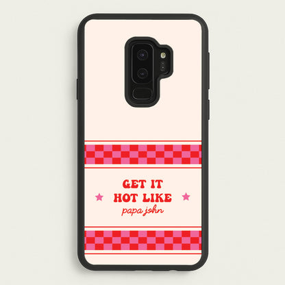 Get It Hot Like Papa John - Chappell  - Chappell Roan Phone Case for Galaxy S9 Plus