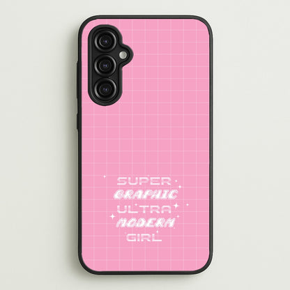 Super Graphic Ultra Modern Girl - Chappell  - Chappell Roan Phone Case for Galaxy A14