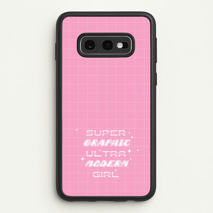 Super Graphic Ultra Modern Girl - Chappell  - Chappell Roan Phone Case for Galaxy S10e