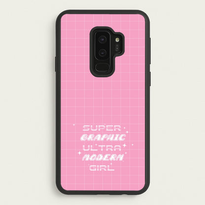 Super Graphic Ultra Modern Girl - Chappell  - Chappell Roan Phone Case for Galaxy S9 Plus