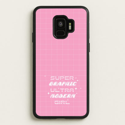 Super Graphic Ultra Modern Girl - Chappell  - Chappell Roan Phone Case for Galaxy S9