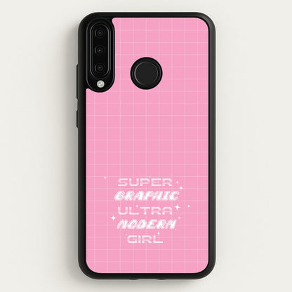 Super Graphic Ultra Modern Girl - Chappell  - Chappell Roan Phone Case for Huawei P30 Lite