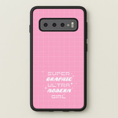 Super Graphic Ultra Modern Girl - Chappell  - Chappell Roan Phone Case for Galaxy S10