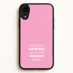Super Graphic Ultra Modern Girl - Chappell  - Chappell Roan Phone Case for iPhone XR