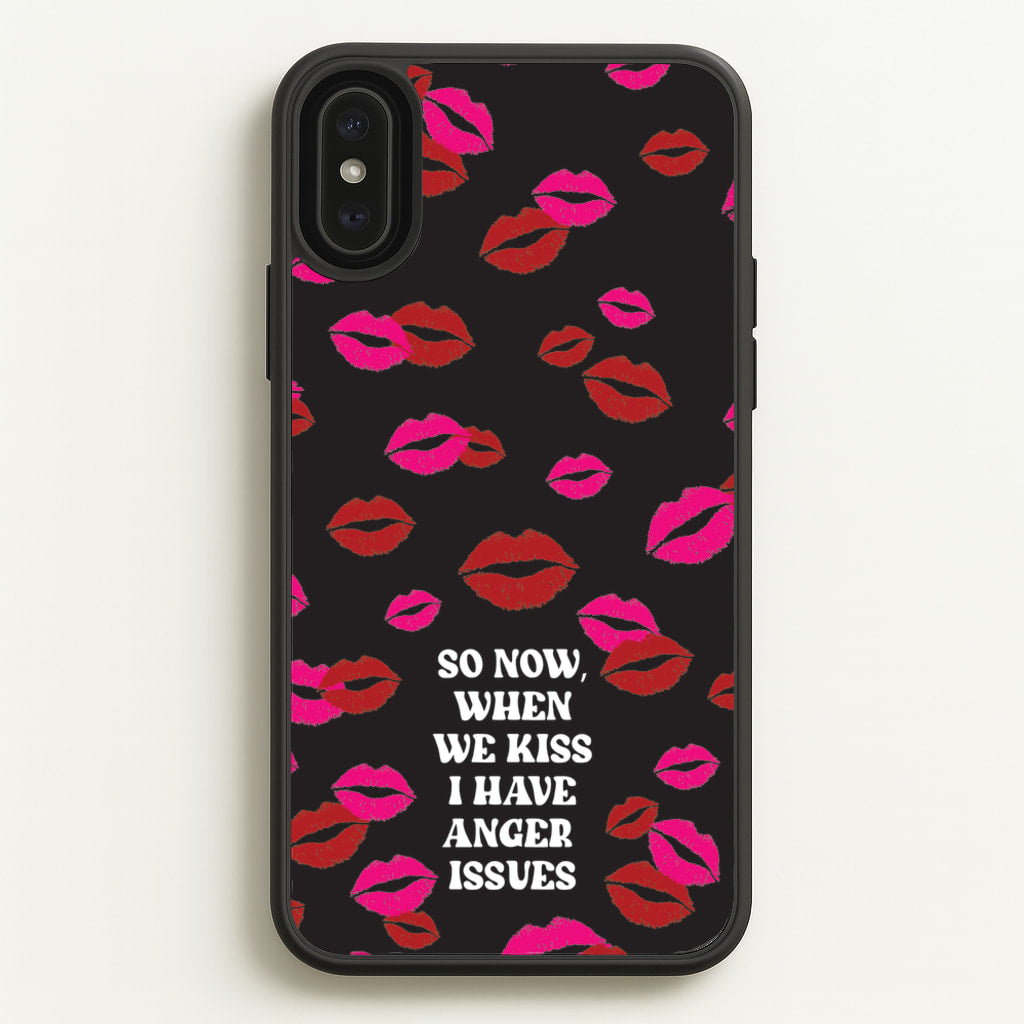 So Now When We Kiss I have Anger Issues - Chappell  - Chappell Roan Phone Case for iPhone XS Max