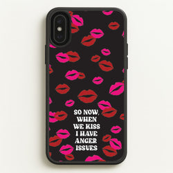 So Now When We Kiss I have Anger Issues - Chappell  - Chappell Roan Phone Case for iPhone XS Max