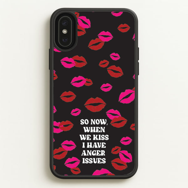 So Now When We Kiss I have Anger Issues - Chappell  - Chappell Roan Phone Case for iPhone XS Max