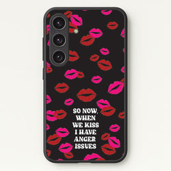 So Now When We Kiss I have Anger Issues - Chappell  - Chappell Roan Phone Case for Galaxy S24 Plus