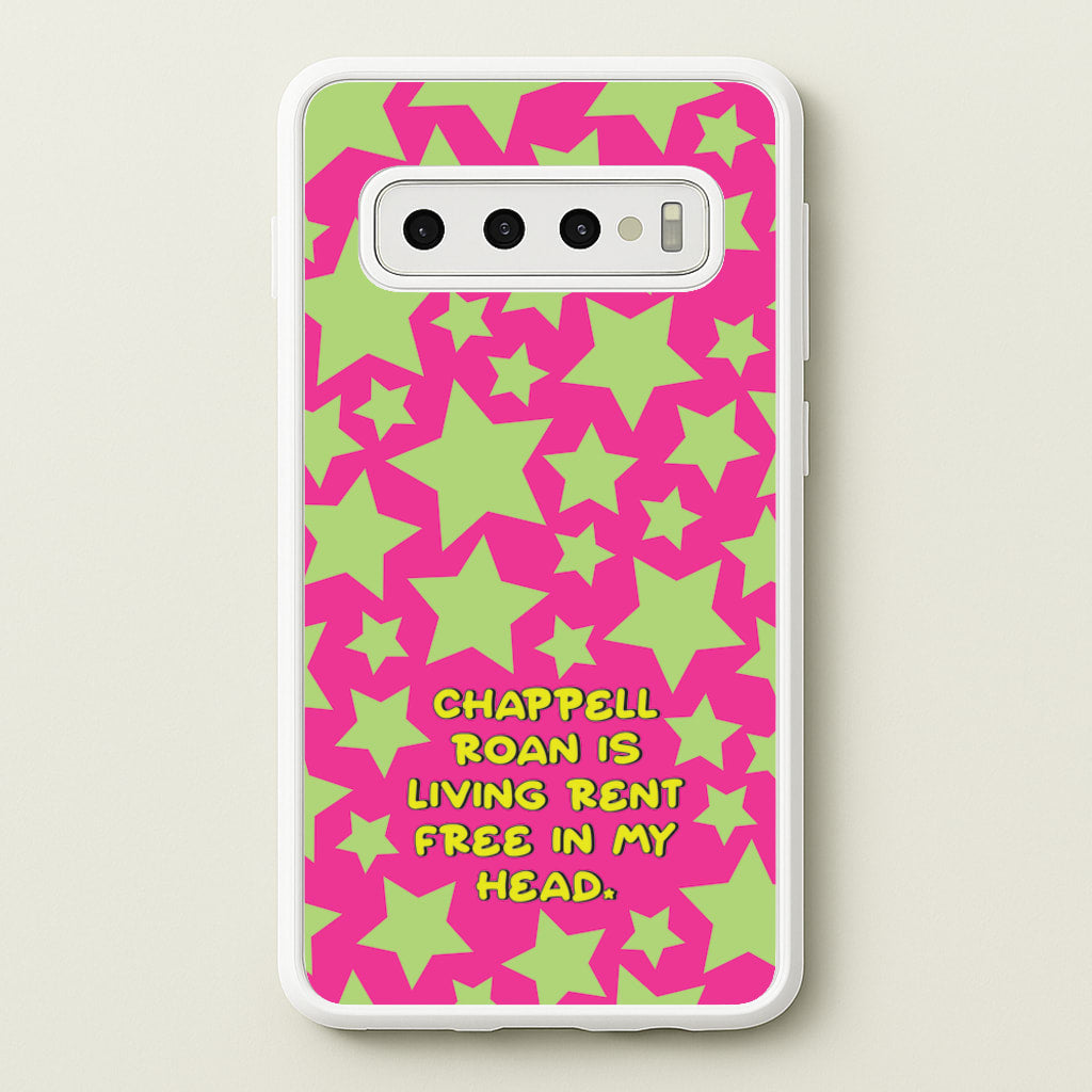 Chappell Rent Free In My Head  - Chappell Roan Phone Case for Galaxy S10