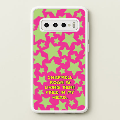 Chappell Rent Free In My Head  - Chappell Roan Phone Case for Galaxy S10