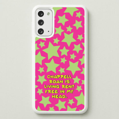 Chappell Rent Free In My Head  - Chappell Roan Phone Case for Galaxy Note 20