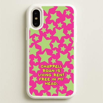 Chappell Rent Free In My Head  - Chappell Roan Phone Case for iPhone X / XS