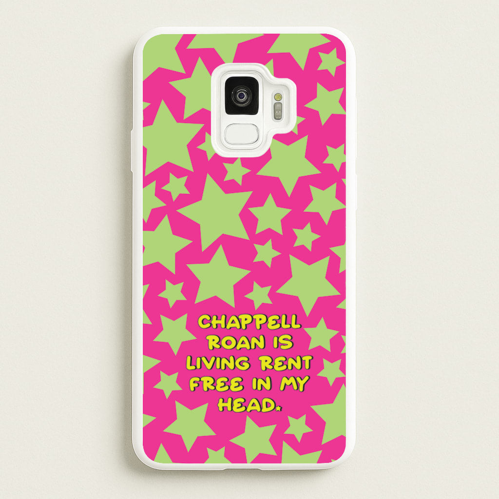 Chappell Rent Free In My Head  - Chappell Roan Phone Case for Galaxy S9