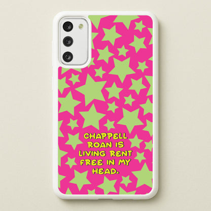 Chappell Rent Free In My Head  - Chappell Roan Phone Case for Galaxy S20