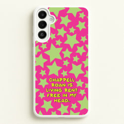 Chappell Rent Free In My Head  - Chappell Roan Phone Case for Galaxy A34