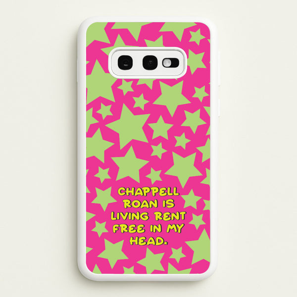 Chappell Rent Free In My Head  - Chappell Roan Phone Case for Galaxy S10e