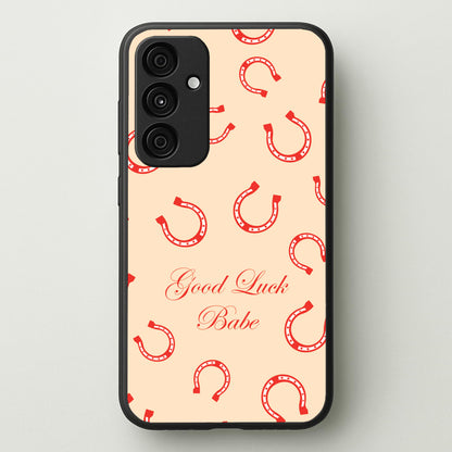 Good Luck Babe Horseshoe  - Chappell Roan Phone Case for Galaxy A55