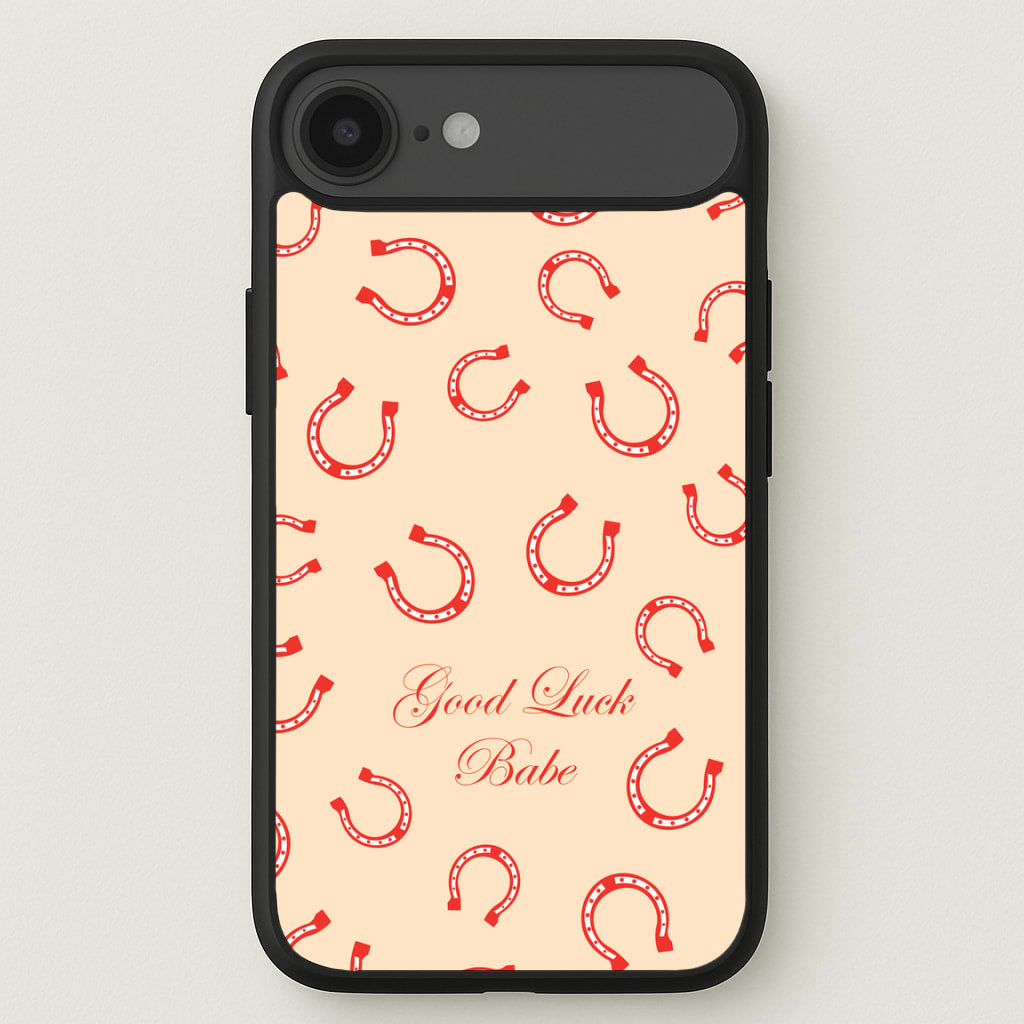Good Luck Babe Horseshoe Phone Case for iPhone 17 Air
