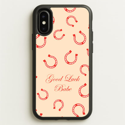 Good Luck Babe Horseshoe  - Chappell Roan Phone Case for iPhone X / XS