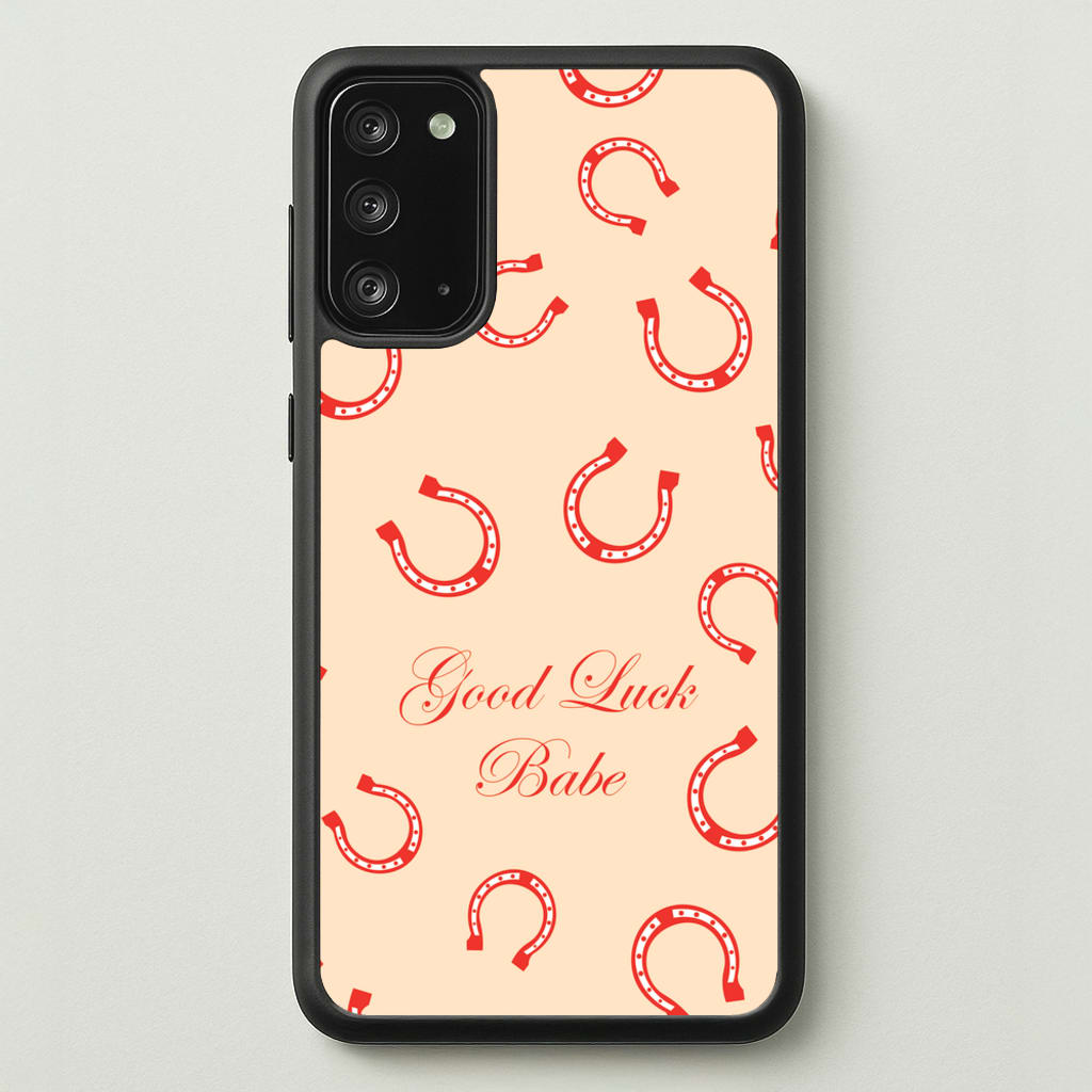 Good Luck Babe Horseshoe  - Chappell Roan Phone Case for Galaxy Note 20
