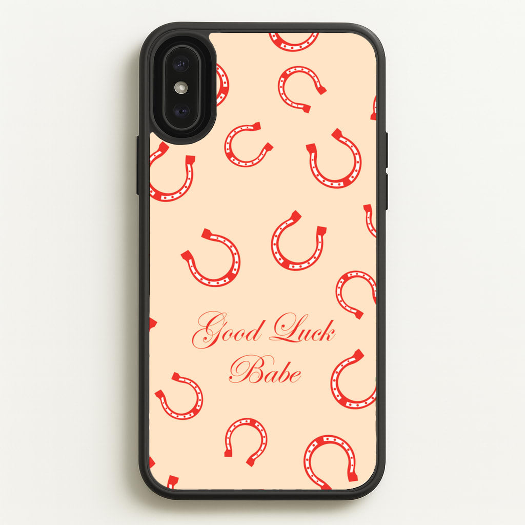 Good Luck Babe Horseshoe  - Chappell Roan Phone Case for iPhone XS Max