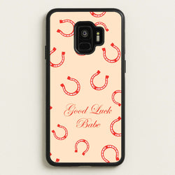 Good Luck Babe Horseshoe  - Chappell Roan Phone Case for Galaxy S9