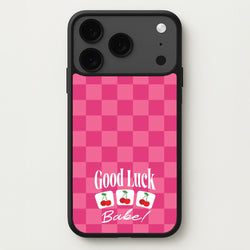 Good Luck Babe Cherries Phone Case for iPhone 17 Pro Max