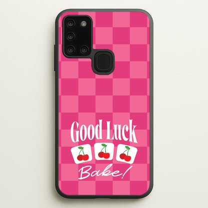 Good Luck Babe Cherries  - Chappell Roan Phone Case for Galaxy A21s