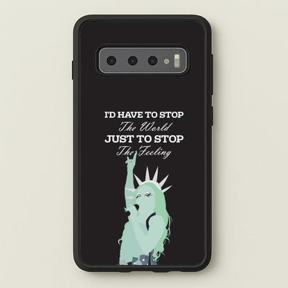 I'd Have To Stop The World  - Chappell Roan Phone Case for Galaxy S10 Plus