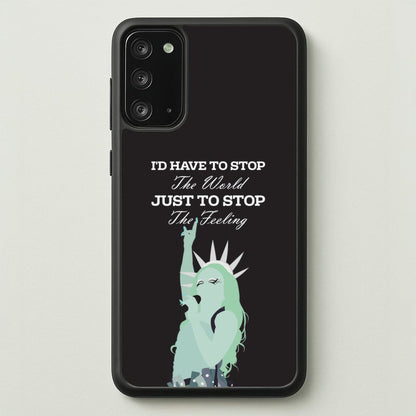 I'd Have To Stop The World  - Chappell Roan Phone Case for Galaxy Note 20