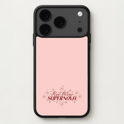 Red Wine Supernova Phone Case for iPhone 17 Pro