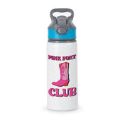 Zebra Print Pink Pony Club Active Water Bottle 2