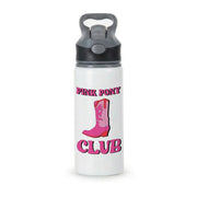 Zebra Print Pink Pony Club Active Water Bottle 1