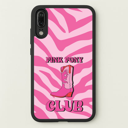 Zebra Print Pink Pony Club  - Chappell Roan Phone Case for Huawei P20