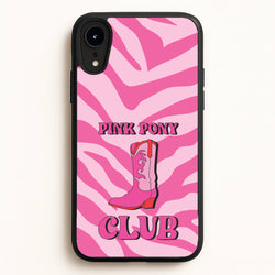 Zebra Print Pink Pony Club  - Chappell Roan Phone Case for iPhone XR