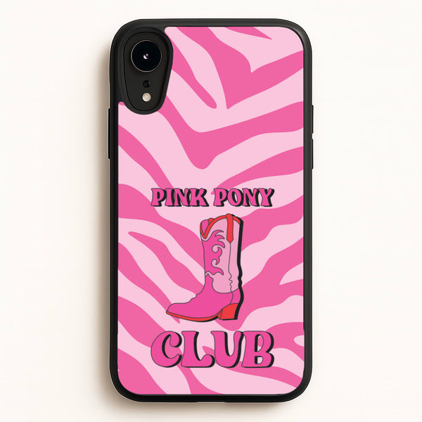 Zebra Print Pink Pony Club  - Chappell Roan Phone Case for iPhone XR
